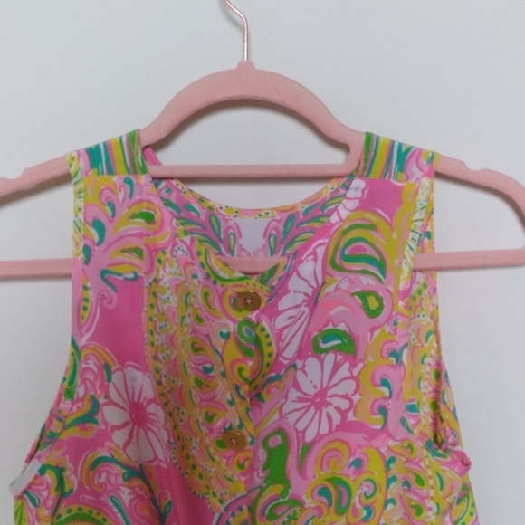 Lilly Pulitzer Iona Sleeveless Silk Shell Blouse Size XS - Picture 6 of 12